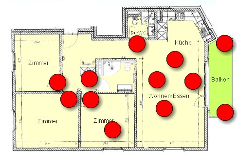 4 1/2 Zimmer Wohnung Plan