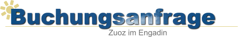 Buchungsanfrage Zuoz im Engadin